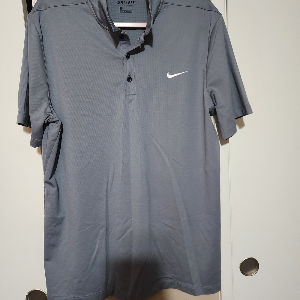 Nike Men's Charcoal Polo Shirt